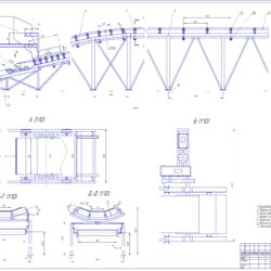 Проектирование и расчёт ленточного конвейера длиной 55 м