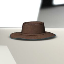 Шляпа в 3D