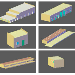 3d модели производственных зданий