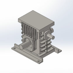 3D модель редуктор 2Ч-80