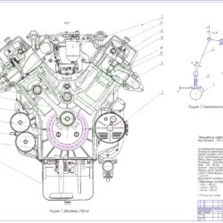 Расчет автотракторного двигателя внутреннего сгорания (прототип СМД–62)