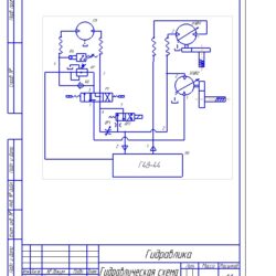 Анализ гидравлической схемы токарного патронного станка с ЧПУ 16К20РФ3