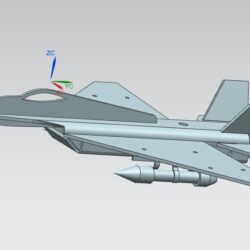 Сборная модель Миг-29 для изготовления из листового металла