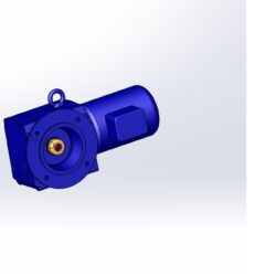 Габаритная 3D сборка мотор-редуктора Getriebebau Nord SK02050