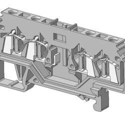 3D модель клеммы Wago 280-606