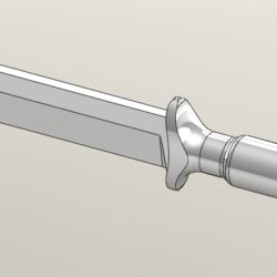 3D Модель ножа Chris Reeve