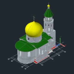 Церковь 3D Модель