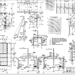 Технологическая карта на монтаж конструкций промышленного здания - шаг колонн 12м.