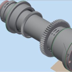 3D Модель шпиндельного узла токарного станка RSA 315