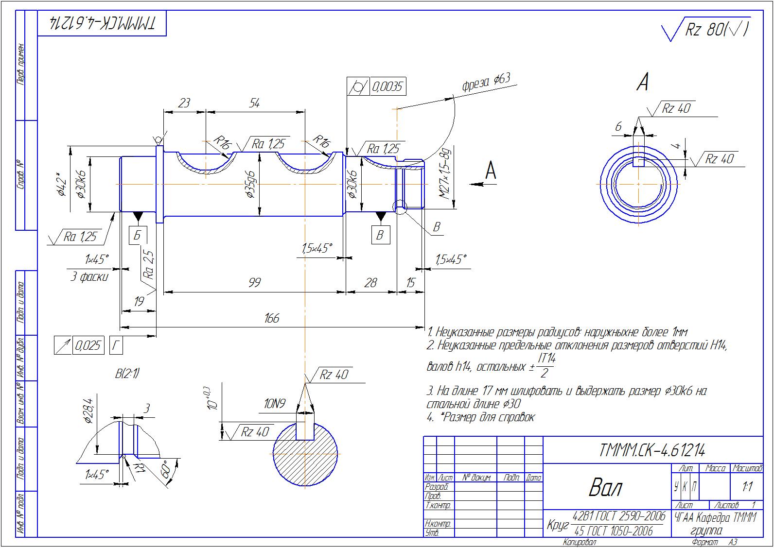 Контрольная работа: Разработка технологического процесса термической обработки стальной детали Вал коробки передач