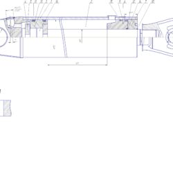 Расчет основных параметров поршневых гидроцилиндров в составе грузоподьемного борта на шасси DAF LF 55