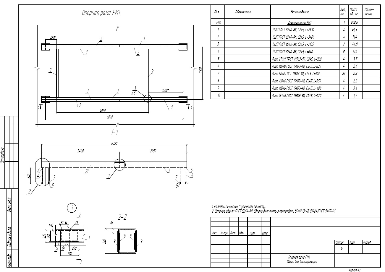 Размеры металлической рамы. Сварная рама 2800х1000мм чертеж. Сборочный чертеж сварной рамы. Рама сварная из швеллера чертеж. Металлическая опорная рама швеллер.