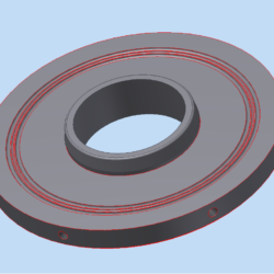 Пресс-форма для отпрессовки резинового кольца