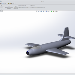 Создание 3D модели самолетa ЯК-19 в SolidWorks