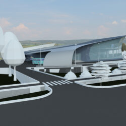 Автовокзал 3D Модель