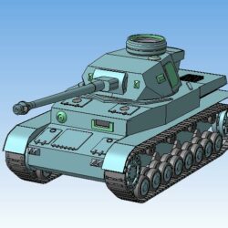 Модель немецкого танка Т-4