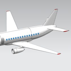 3D Модель Sukhoi Superjet 100