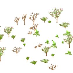 Деревья 3D для AutoCAD