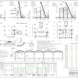 Монтаж железобетонных конструкций одноэтажного промышленного здания