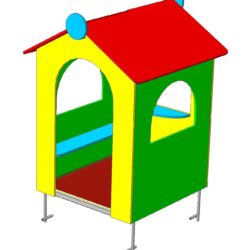 Детский игровой домик от 3 до 7 лет.