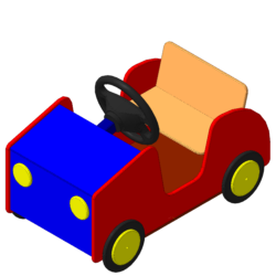 Машинка для детской площадки