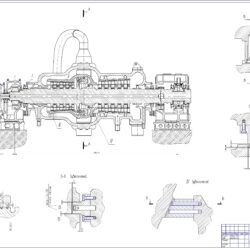 Проектирование многоступенчатой паровой турбины К-520-23,5