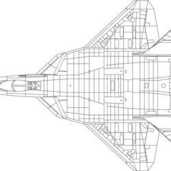 Общий вид самолета Т-50