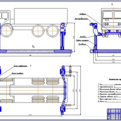 Конструкция, расчет и техническая эксплуатация четырехстоечного электромеханического подъемника ПС-10