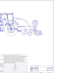 Трактор Беларус 3022 с сеялкой Kverneland