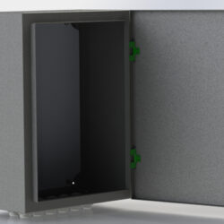 Шкаф электрический 600х450мм с монтажной панелью