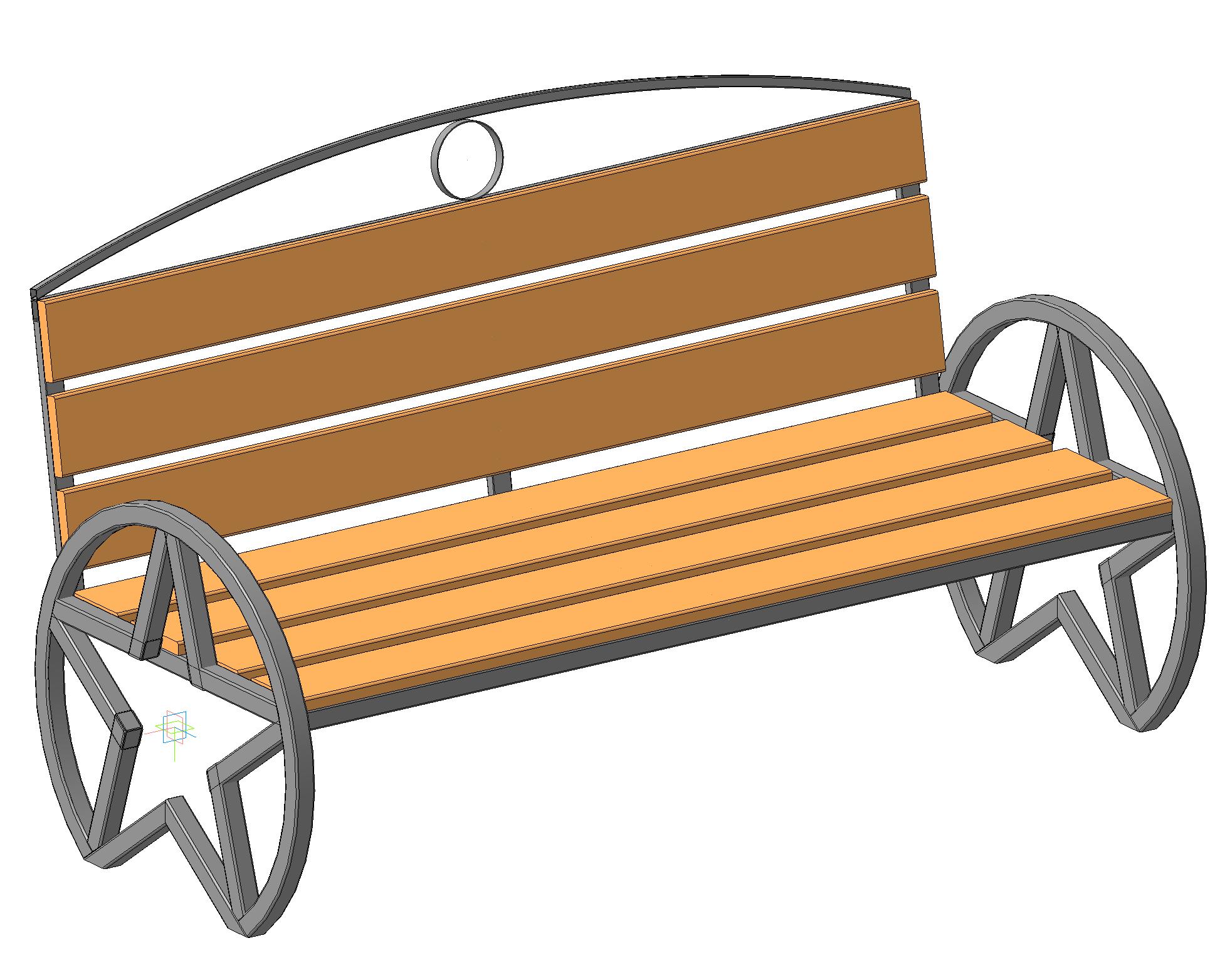 Логотип скамейка
