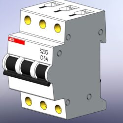 Автоматический выключатель АВВ S203 C16A