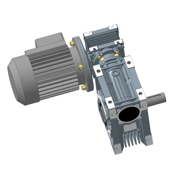 Мотор- редуктор червячный - Чертежи, 3D Модели, Проекты, Редукторы
