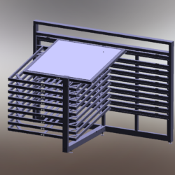 3D модель экспозитора для демонстрации керамической плитки