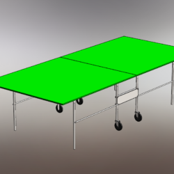 Теннисный стол 3D сборка