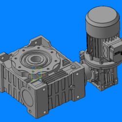 Мотор редуктор NMRV050-110225 (7.5x30)