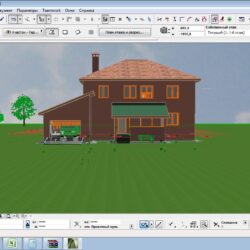 3D Модель индивидуального жилого дома с гаражом