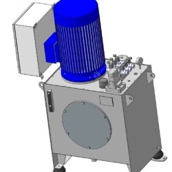 3D модель гидростанции