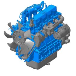 Дизельный двигатель KUBOTA V2203-M