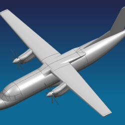 Поверхностная модель самолета АН-140