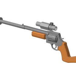 Револьвер из игры "Metro"