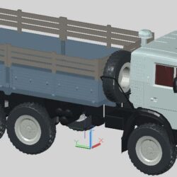 КамАЗ 4310 3D Модель