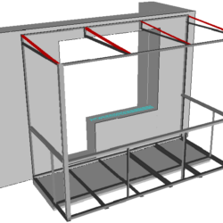 3D балкон
