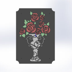 Картина Роза в вазе
