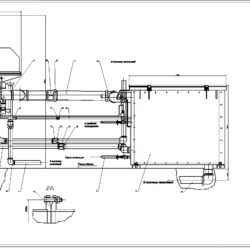 Схема моющей машины для мойки подшипников вагонов