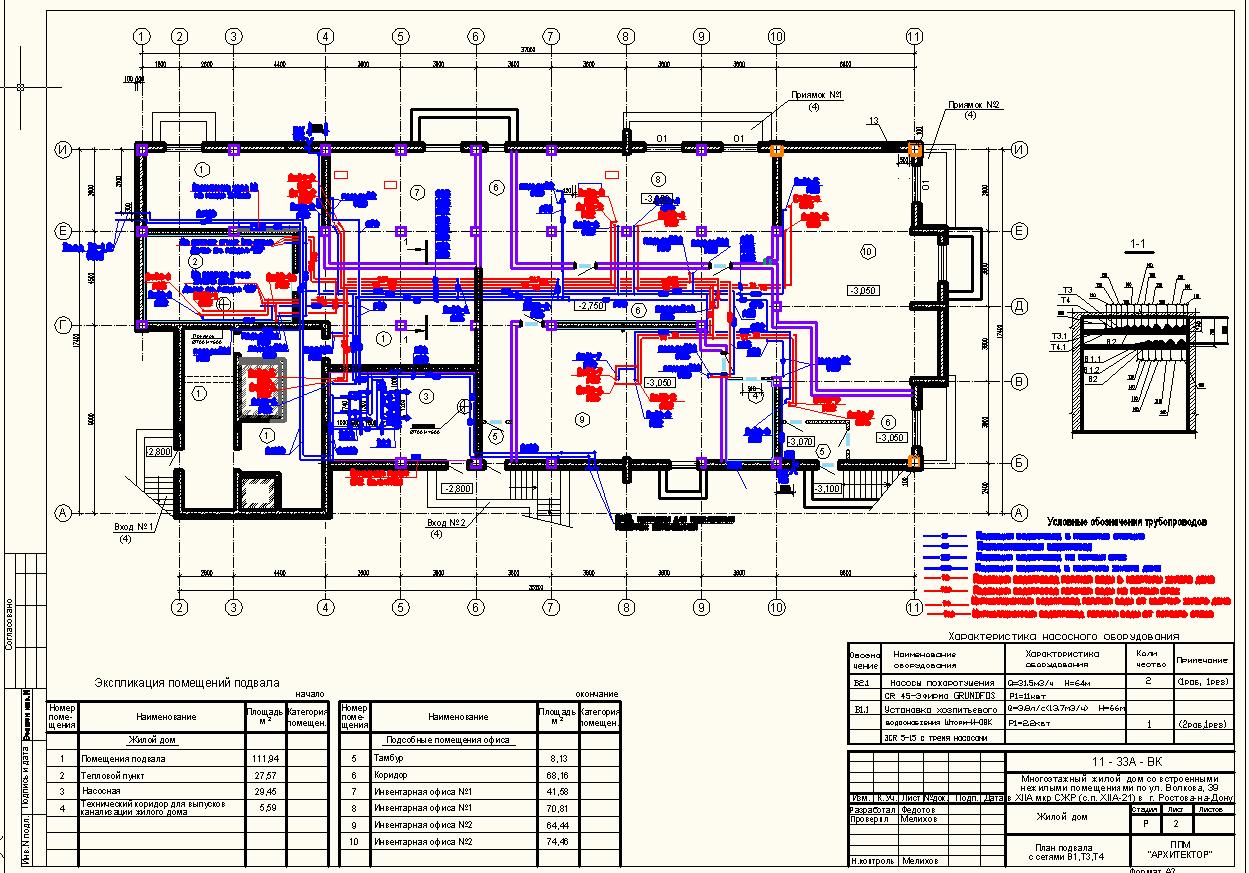 Курсовая работа по теме Система водоснабжения и канализации жилого 12-ти этажного дома