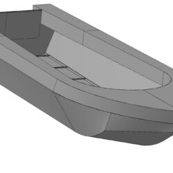Корпус металлической лодки