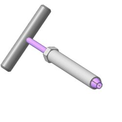 Цанговый притир клапанов (3D модель)