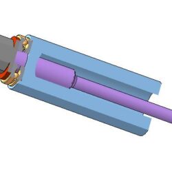 Съемник направляющей втулки клапана двигателя ЗМЗ-513 (3D модель)