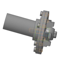 Приспособление для обработки уплотняющего кольца задвижки С 23 201-160-100